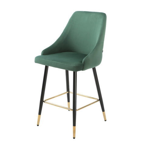 Native Home Lifestyle Chesterfield Green Kitchen Bar Stools (Set Of 2)
